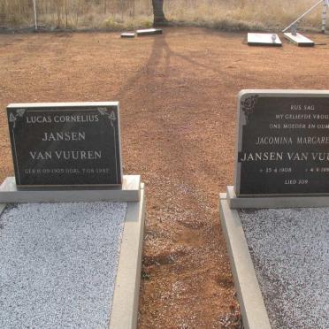 VUUREN Lucas Cornelius, Jansen van 1905-1987 &amp; Jacomina Margaretha 1908-1983