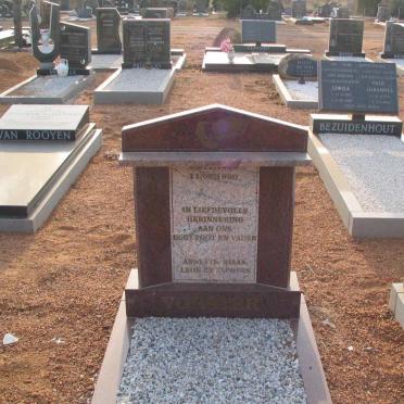 VORSTER Thomas Butler 1949-1990