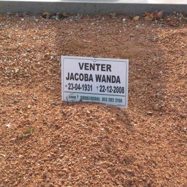 VENTER Jacoba Wanda 1931-2008