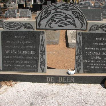 BEER Willem Sternberg, de 1916-1975 &amp; Susanna Johanna Maria DE BEER 1916-1984