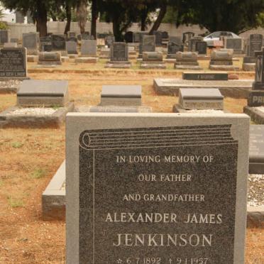 JENKINSON Alexander James 1892-1957