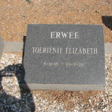 ERWEE Toerienie Elizabeth 1918-1976