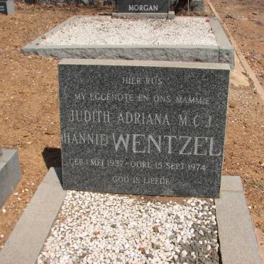 WENTZEL Judith Adriana M.C.J. 1937-1974