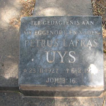 UYS Petrus Lafras 1927-19??