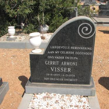 VISSER Gerrit Armoni 1895-1978