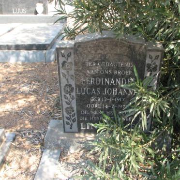 LINDEQUE Ferdinand Lucas Johannes 1917-1978