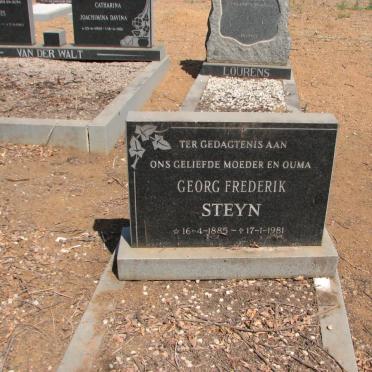 STEYN George Frederik 1885-1981