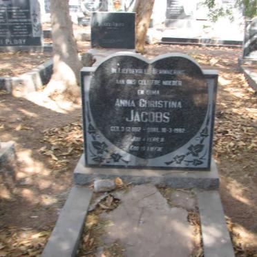 JACOBS Anna Christina 1912-1982