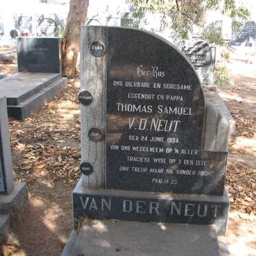 NEUT Thomas Samuel, van der 1934-1971