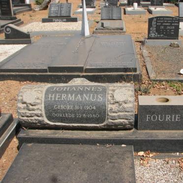 FOURIE Johannes Hermanus 1904-1980