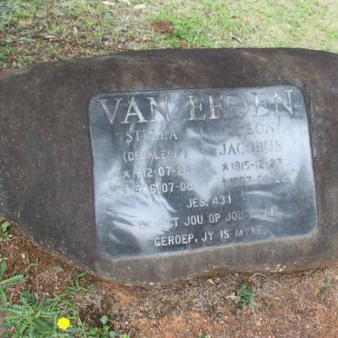 EEDEN Gideon Jacobus, van 1915-1997 &amp; Stella DE KLERK 1912-1986
