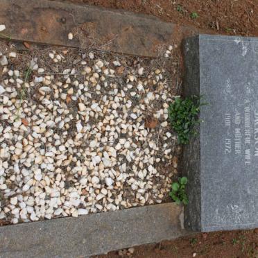 JACKSON Elizabeth Maria 1901-1972