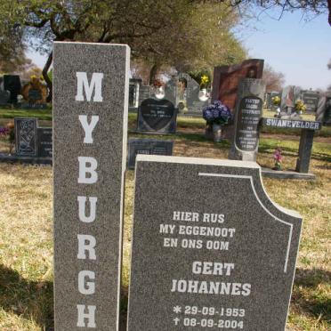 MYBURGH Gert Johannes 1953-2004