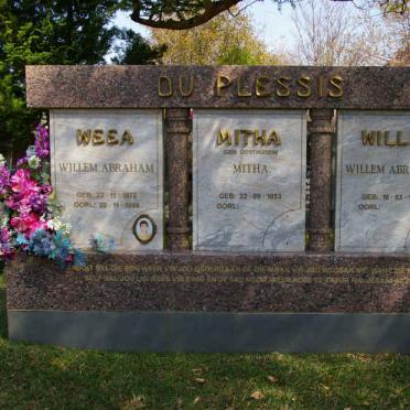 PLESSIS Willem Abraham, du 1948- &amp; Mitha OOSTHUIZEN 1953- :: DU PLESSIS Willem Abraham 1972-1993