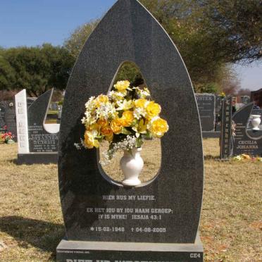 WESTHUIZEN Piet, v.d. 1948-2005