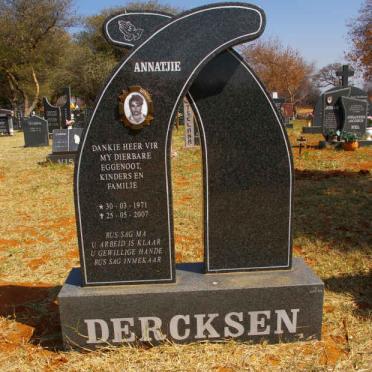 DERCKSEN Annatjie 1971-2007