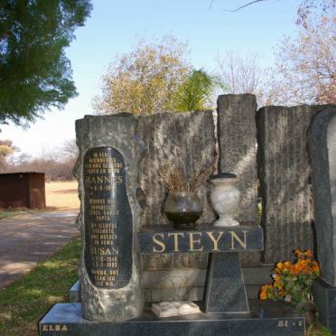 STEYN Hannes 1942- &amp; Susan 1945-1999