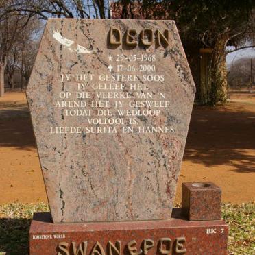 SWANEPOEL Deon 1968-2000