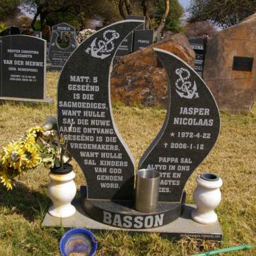 BASSON Jasper Nicolaas 1972-2006
