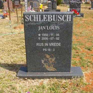 SCHLEBUSCH Jan Louis 1950-2006