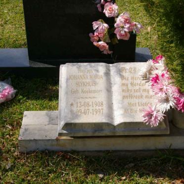 SLYKHUIS Johanna Maria nee KOEKEMOER 1908-1997