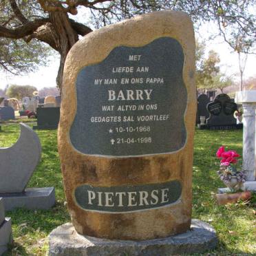PIETERSE Barry 1968-1998