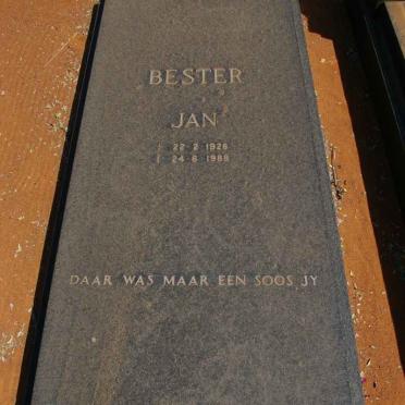 BESTER Jan 1926-1988