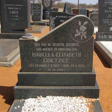 COETZEE Isabella Elizabeth 1923-1972