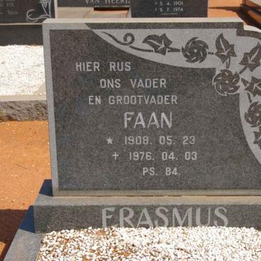 ERASMUS Faan 1908-1976