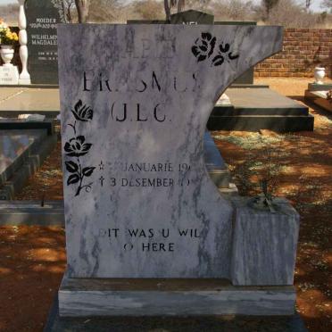 ERASMUS J.L.C. 19??-19??