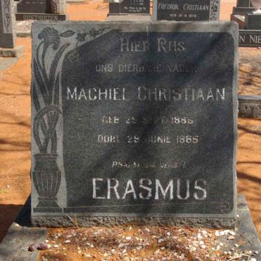 ERASMUS Machiel Christiaan 1888-1985
