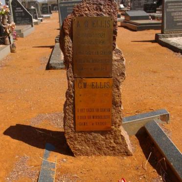 ELLIS A.G. 1921-1998 &amp; G.W.