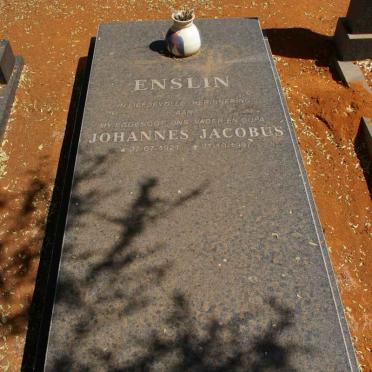 ENSLIN Johannes Jacobus 1921-1997