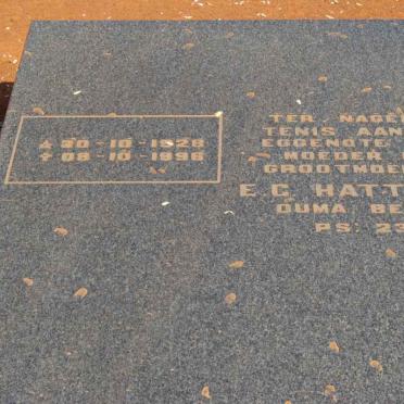HATTINGH E.C. 1928-1996