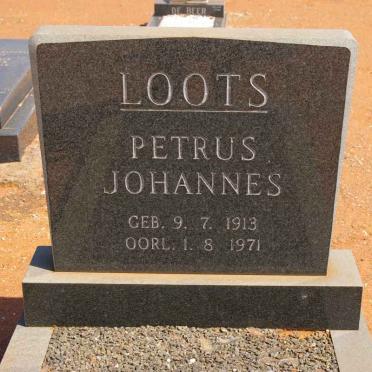 LOOTS Petrus Johannes 1913-1971