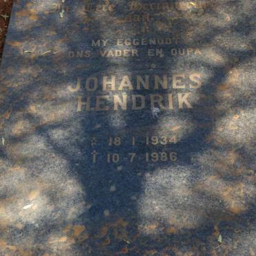MEYER Johannes Hendrik, de 1934-1986