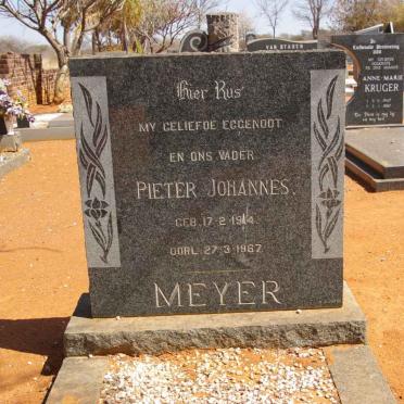 MEYER Pieter Johannes 1914-1967
