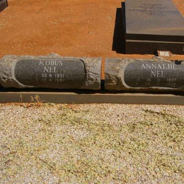 NEL Kobus 1931-1991 &amp; Annatjie 1937-1979