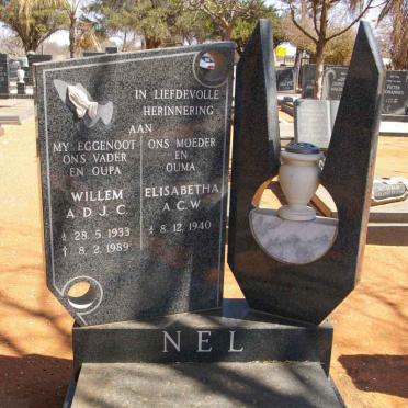 NEL Willem A.D.J.C. 1933-1989 &amp; Elisabeth A.C.W. 1940-