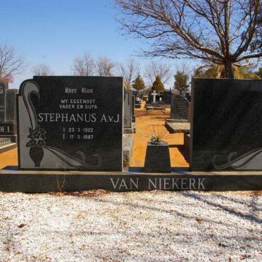 NIEKERK Stephanus A.v.J., van 1922-1987