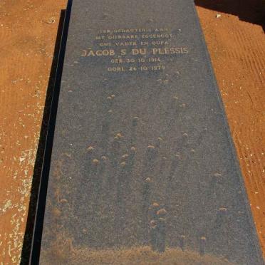 PLESSIS Jacob S., du 1914-1979