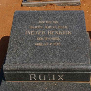 ROUX Pieter Hendrik 1953-1972