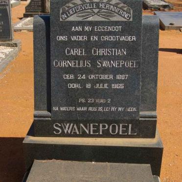 SWANEPOEL Carel Christian Cornelius 1887-1965