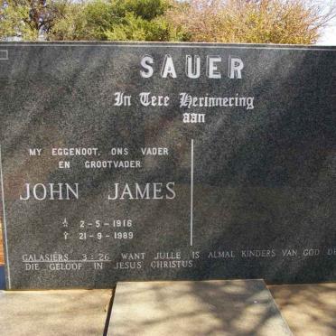 SAUER John James 1916-1989