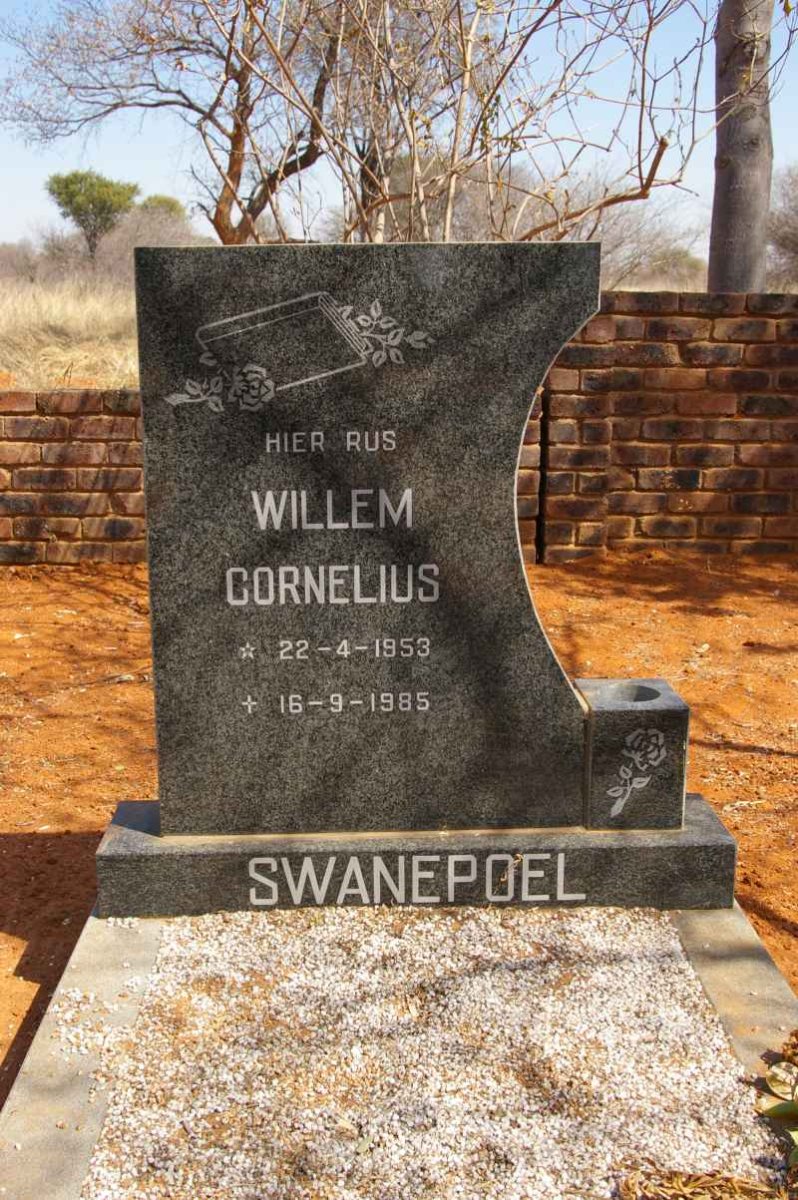 SWANEPOEL Willem Cornelius 1953-1985