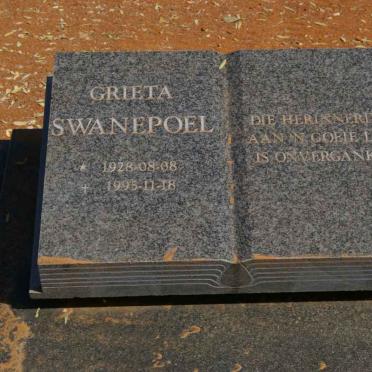 SWANEPOEL Grieta 1928-1995