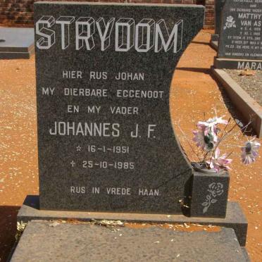 STRYDOM Johannes J.F. 1951-1985