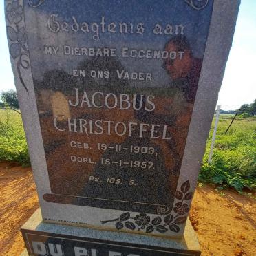 PLESSIS Jacobus Christoffel, du 1903-1957