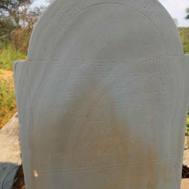 HUMAN Elizabetha Maria Magritha 1943-1944