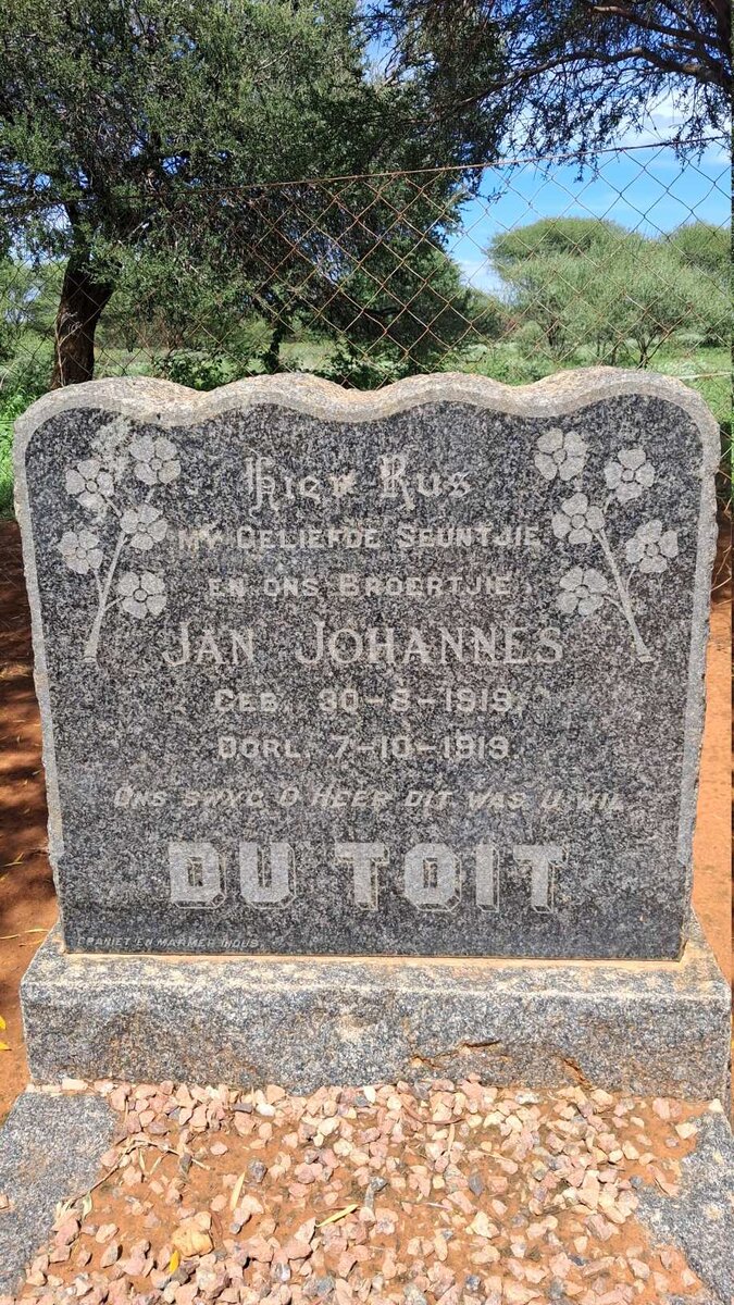TOIT Jan Johannes, du 1919-1919